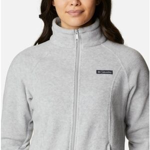 Columbia Women's Gray Benton Springs Full Zip Fleece Jacket Size Medium